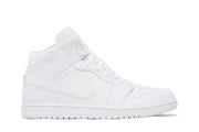 Air Jordan 1 Mid Triple White