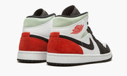 Jordan 1 Mid SE Red Grey Black Toe