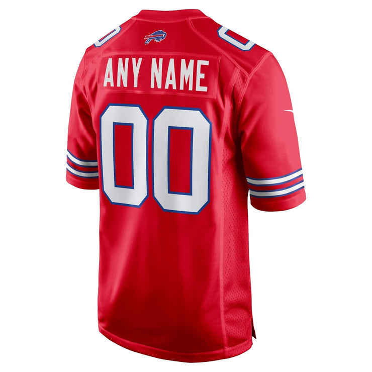 Buffalo Bills Nike Alternate Custom Game Jersey - Red