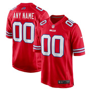 Buffalo Bills Nike Alternate Custom Game Jersey - Red