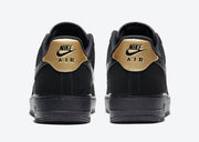 Nike Air Force 1 Black Metallic Gold