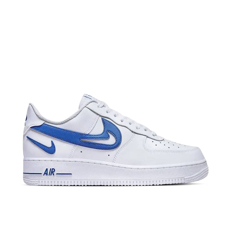 Nike Air Force 1 Low ’07 FM Cut Out Swoosh White Game Royal