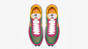 Nike LDWaffle x Sacai Green Pink