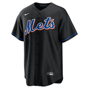 Men’s New York Mets Pete Alonso Alternate Player Jersey – Black